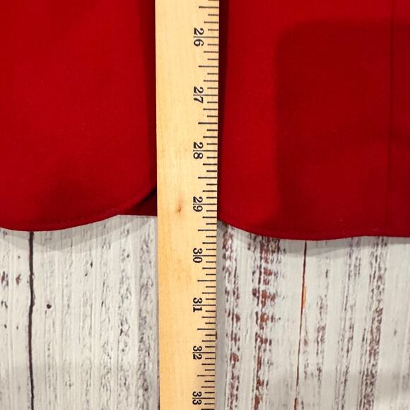 Pendleton Women’s 12 Tall Red Virgin Wool Blazer Made in USA Vintage Lined - Picture 9 of 10